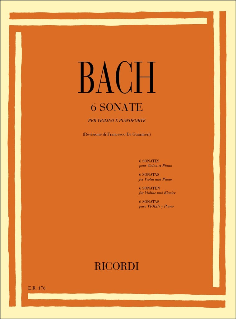 6 Sonate Bwv 1014 - 1019